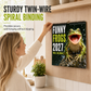 🔥🎁Köp 2 få 1 gratis🔥🐸Vandkalender ”Funny Frogs 2027” – Söt och rolig grodkalender, originell present med amfibietema, inredning med natur- och djurmotiv