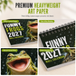 🔥🎁Köp 2 få 1 gratis🔥🐸Vandkalender ”Funny Frogs 2027” – Söt och rolig grodkalender, originell present med amfibietema, inredning med natur- och djurmotiv