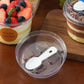 🍨🔥🎁 NYHET – 50 % RABATT ✨ Set med bärbara dessertkoppar – genomskinliga koppar med lock och inbyggda skedar