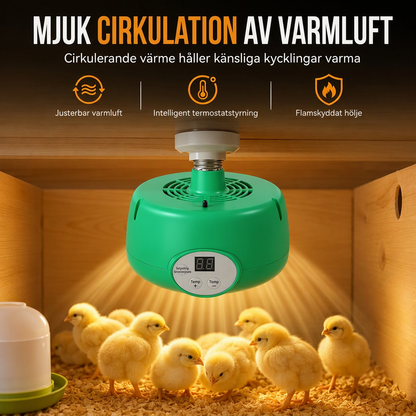 🐥 50% RABATT ✨ Intelligent temperaturstyrd värmare – stabil värme för kycklinguppfödning