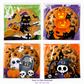 🔥🎁Köp 2 få 1 gratis🔥Självhäftande godispåsar för Halloween – för förpackning av kakor