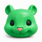 3D Printed Giant Squirrel Head Squirrel Feeder Toy