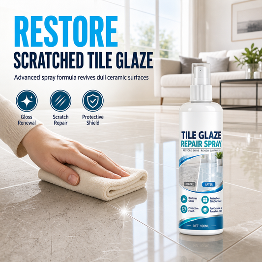 🔥🎁Nyhet 50 % RABATT🔥 – Ge äldre kakel en jämnare och blankare finish utan omfattande renovering – Transparent reparationsspray för kakel & keramik