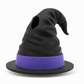 🔥🎁Nyhet 50 % RABATT🔥🎃🧙‍♀️ 3D-printad Halloweenburkhållare med Häxhatt