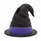 🔥🎁Nyhet 50 % RABATT🔥🎃🧙‍♀️ 3D-printad Halloweenburkhållare med Häxhatt