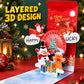 Köp 1, få 1 gratis 🔥 3D jul pop-up-kort