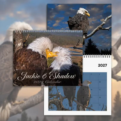 🔥🎁Nyhet 50 % RABATT🔥Jackie och Shadow – väggkalender 2027