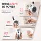 🔥🎁Nyhet 50 % RABATT🔥6-i-1 magnetisk trådlös powerbank med inbyggt vägguttag
