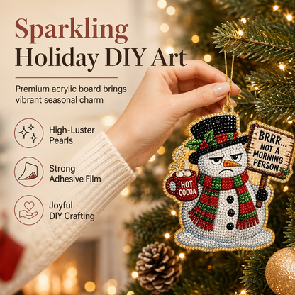 🎁Köp 2 få 1 gratis🔥DIY-kit för julpynt i form av en hängande pärldekoration