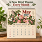 🔥🎁Nyhet 50 % RABATT🔥2027 Års väggkalender ”Birds of America”