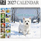 🔥🎁 NYHET – 50 % RABATT Kalender för West Highland White Terrier 2027