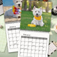 🔥🎁 NYHET – 50 % RABATT Kalender för West Highland White Terrier 2027