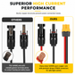 🔥🎁 NYHET – 50 % RABATT 12 AWG XT60 till MC4-adapterkabel för solpaneler