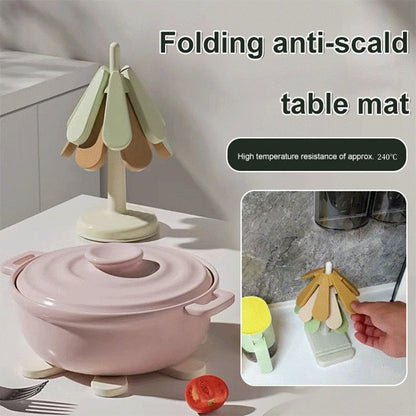 Köp 2, få 1 gratis🔥Ett set med silikonunderlägg från Tree Design för varma rätter
