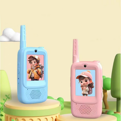 📢 50% RABATT NU! 🎥 Kids' Video Walkie Talkies – live-videosamtal, tryck-och-prata & roliga röstefekter – perfekt för äventyr hemma och utomhus ✨