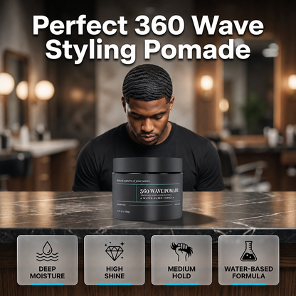 🔥🎁Nyhet 50 % RABATT🔥Wave Pomade – hårvax med medelhög fixering, vattenbaserat och hög glans