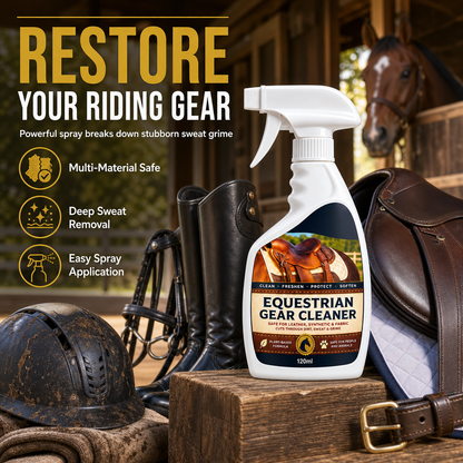 🎁Köp 2 få 1 gratis🔥🐴 Rengöringsspray för hästutrustning – gör sadelvården enklare