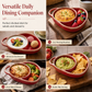 🍲 50% RABATT! Tillaga och servera flera rätter i samma form – retro keramikform med fack och handtag