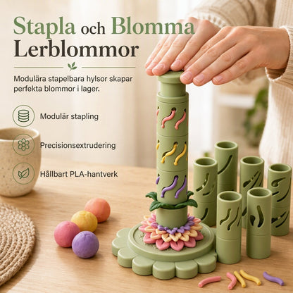 🔥🎁Nyhet 50 % RABATT🔥DIY-verktyg för att forma lerblommor och modulär lerkonstnär för handgjorda hantverk