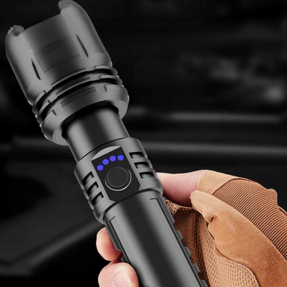 🔥🎁Nyhet 50 % RABATT🔥Högintensiv LED-laserficklampa med zoom