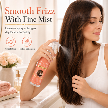 🔥🎁Köp 2, få 1 gratis!!! 💇‍♀️ En utslätande och reparerande leave-in-hårspray, särskilt framtagen för torrt, frissigt och trassligt hår.
