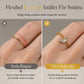 🎁Köp 2 få 1 gratis🔥💍Justerbar ring av mässing med zircon i marquise-form och mjuk kedja för kvinnor - Enkel ring med dragkedja för pekfingret