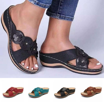 🔥Sommarrea 49% OFF💥 Avslappnad sandal med platt rund tå💥