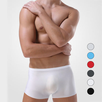 3D Stereo One-Piece Ice Silk Boxer för män